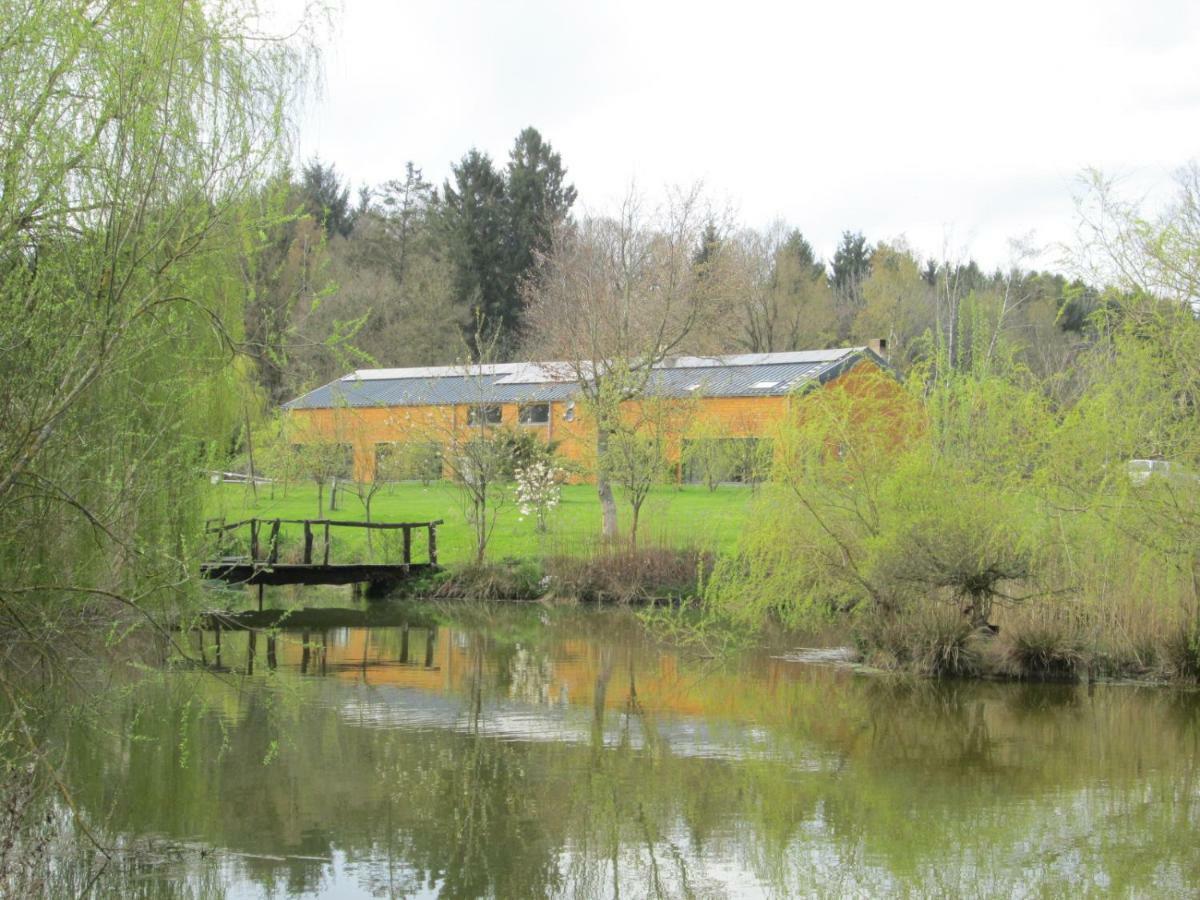 Florennes Gite Neuf 150 M2 Devant Un Grand Lac Prive De 2 Hectares Poissonneux Au Milieu Des Bois Villa Exterior photo