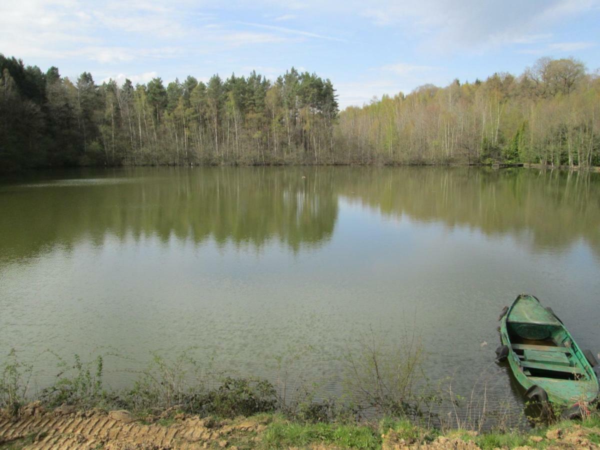 Florennes Gite Neuf 150 M2 Devant Un Grand Lac Prive De 2 Hectares Poissonneux Au Milieu Des Bois Villa Exterior photo